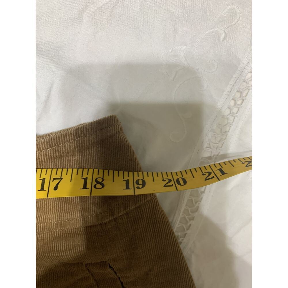 Talbots Woman Brown Corduroy Pencil Skirt Size 12 Elastic in Waist Work Career - Picture 3 of 9